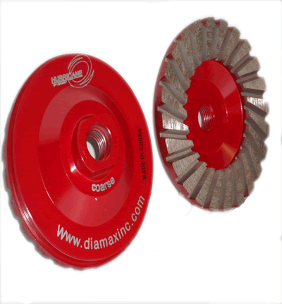 Cup Wheel HURRICANE 4"/Coarse Turbo