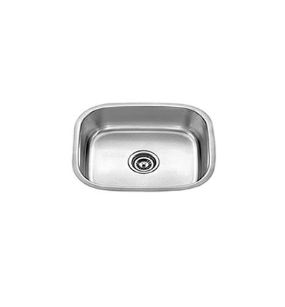 Undermount Single Bar Sink 18G 18"x16"x8" Depth