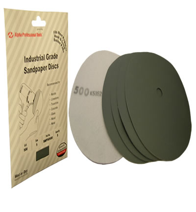 Alpha Sandpaper 5PK 5" #500