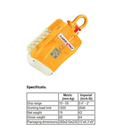 [AL50] LIFTER 50 WHITE for Slabs AARDWOLF